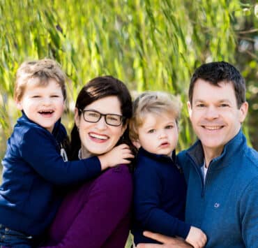 Lauren Hoffer and family