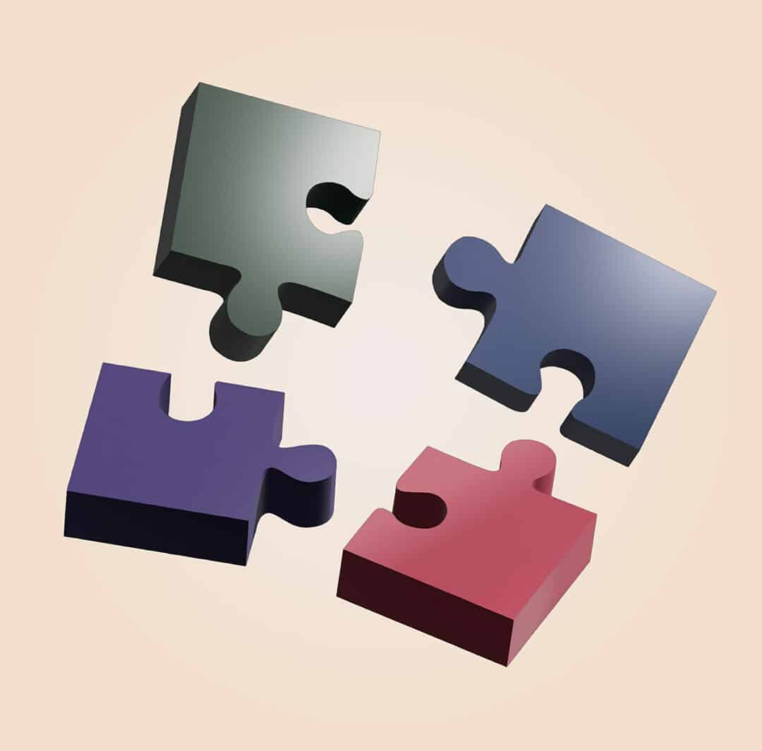 Puzzle Illustration light