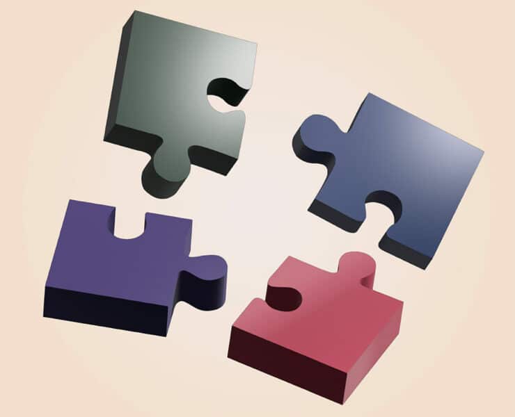 Puzzle Illustration light