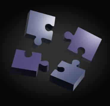 Puzzle Illustration dark