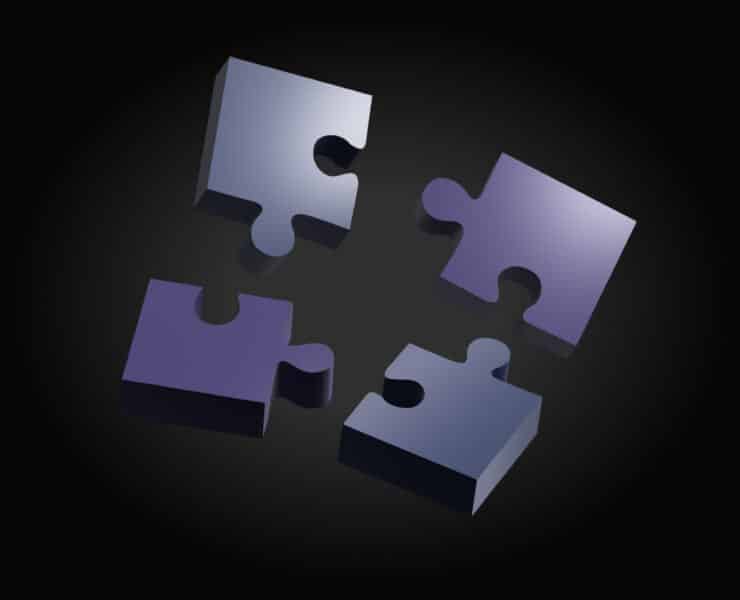 Puzzle Illustration dark