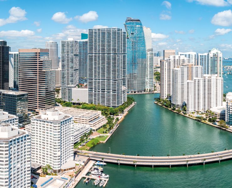the Miami skyline
