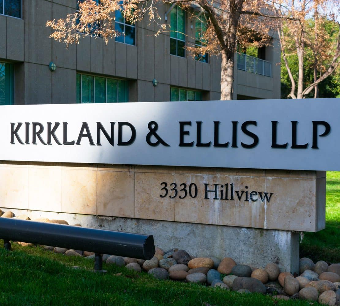 Kirkland & Ellis headquarters representing the law firm's $500 million investment in a proprietary artificial intelligence platform.