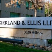 Kirkland & Ellis headquarters representing the law firm's $500 million investment in a proprietary artificial intelligence platform.