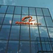 Alibaba headquarters representing national security regulation and multinational business strategy.