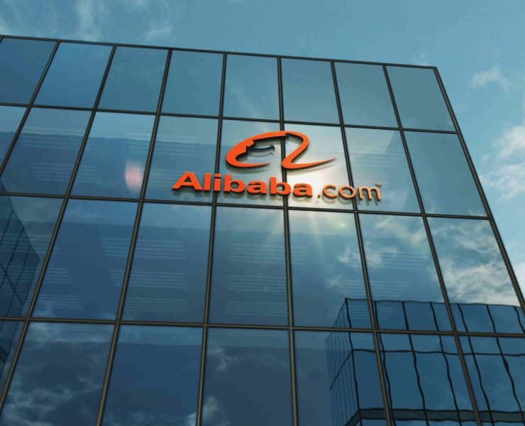 Alibaba headquarters representing national security regulation and multinational business strategy.