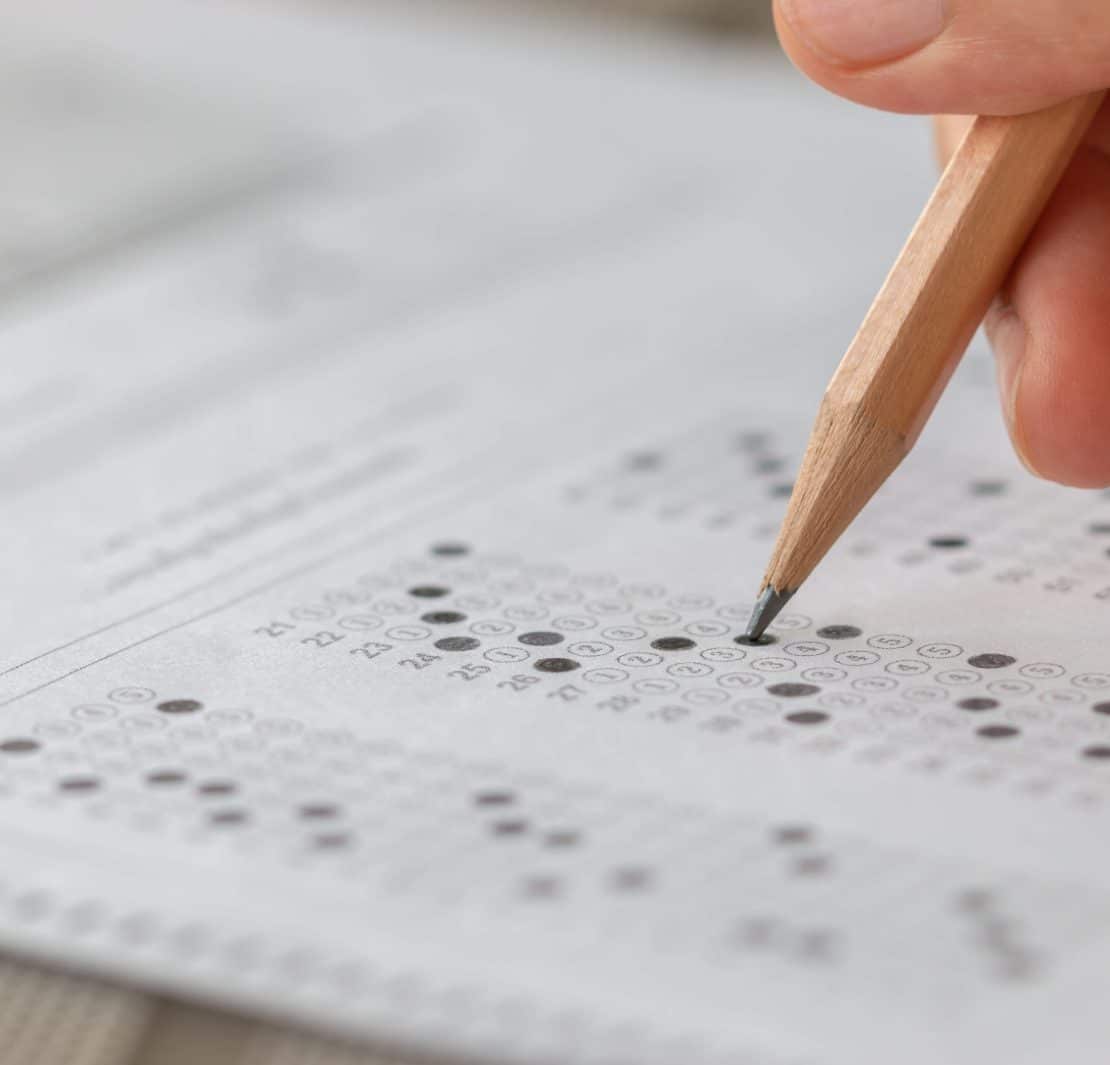 Bar exam test, representing the NextGen Bar Exam's emphasis on practical skills for future attorneys.
