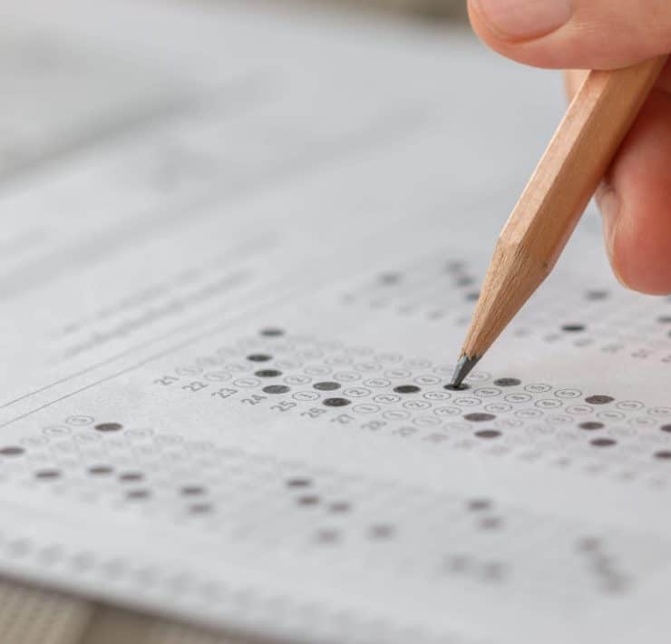 Bar exam test, representing the NextGen Bar Exam's emphasis on practical skills for future attorneys.