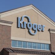 Kroger store illustrating the multibillion-dollar lawsuit over their failed $24.6 billion merger.