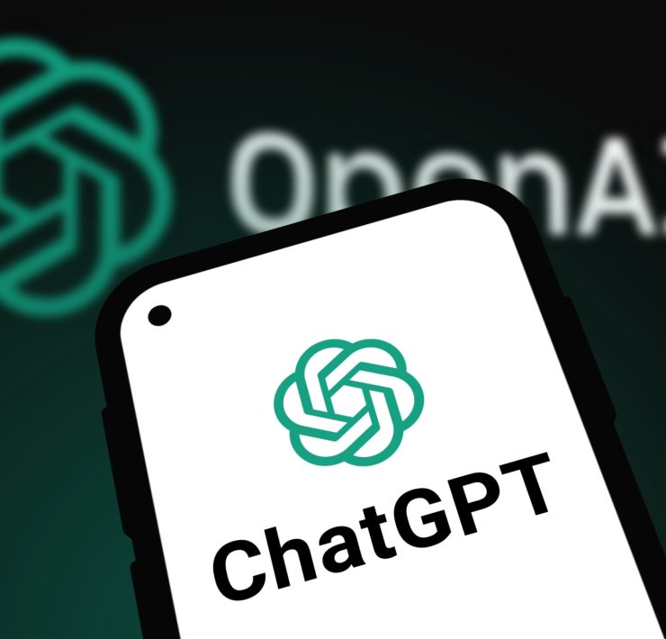 ChatGPT application displayed on a smartphone as OpenAI faces lawsuits from eight US states over safety concerns.
