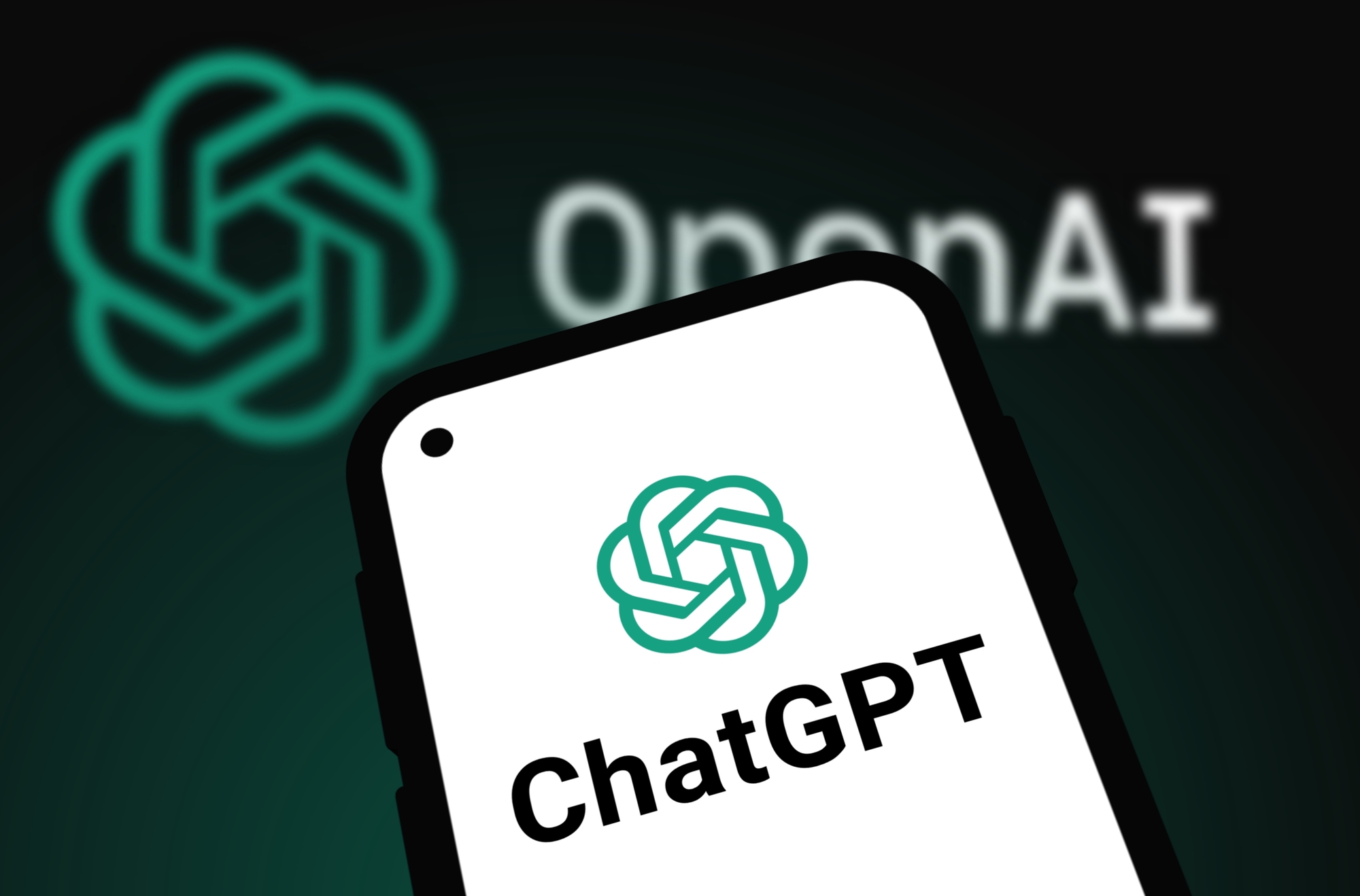 ChatGPT application displayed on a smartphone as OpenAI faces lawsuits from eight US states over safety concerns.